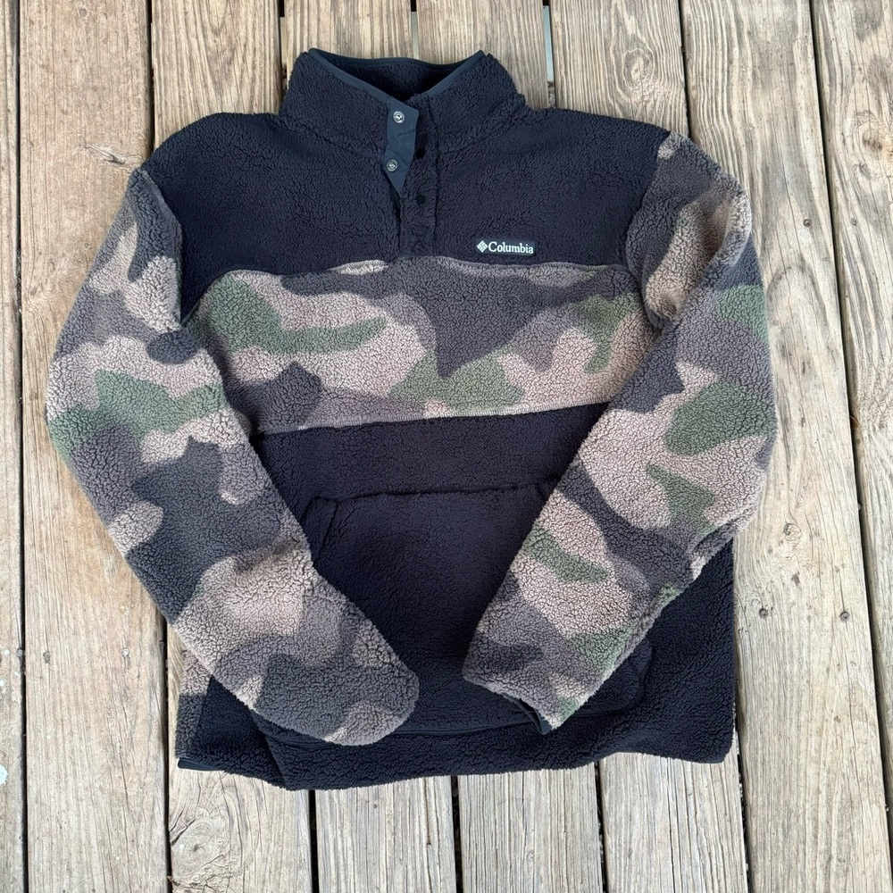 Columbia Sherpa Camo Half Snap